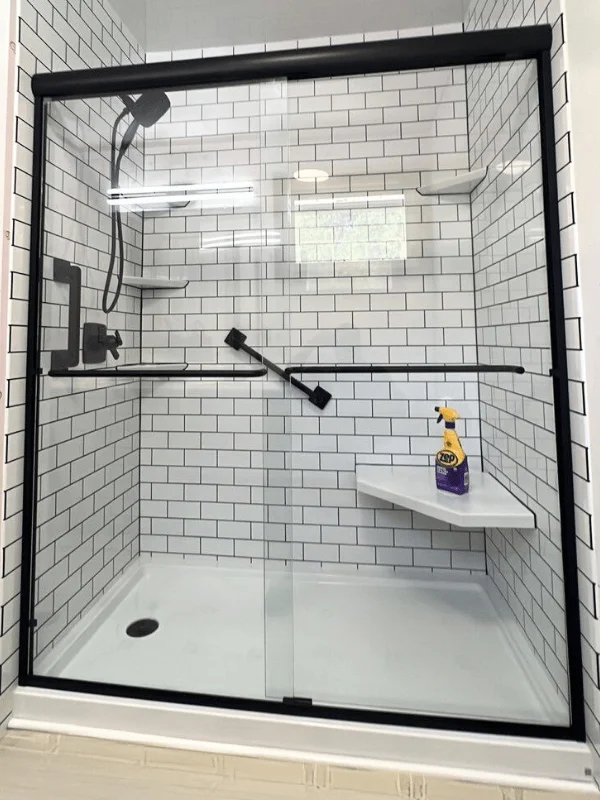 After shower renovation - Jacuzzi Tub-to-Shower Conversion