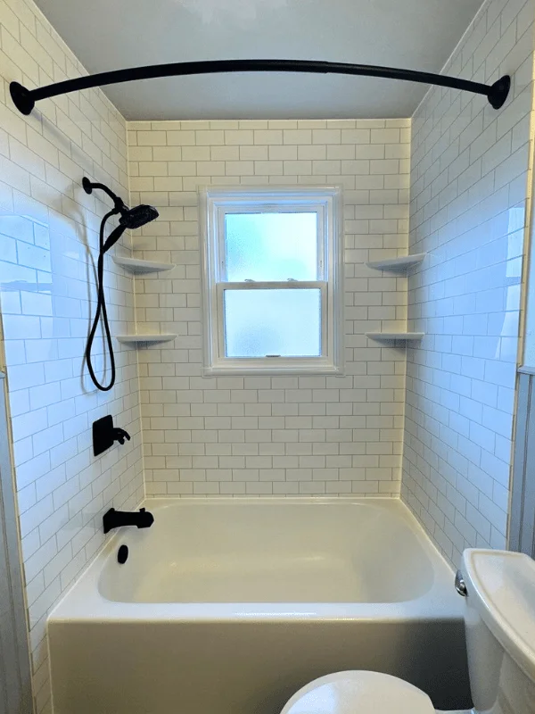 After shower renovation - Tub Replacement