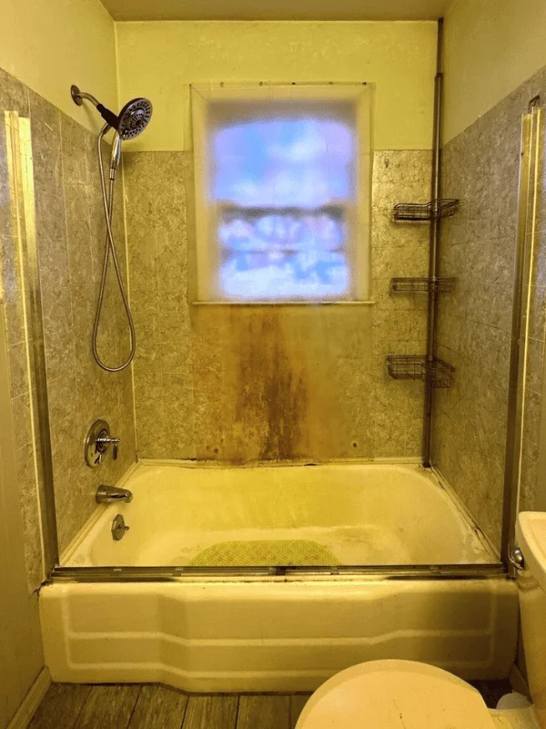 Before shower renovation - Tub Replacement